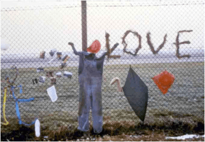 Greenham Common 'Embrace the Base' Protest, December 1980